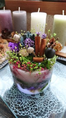 秋らしいキャンドル