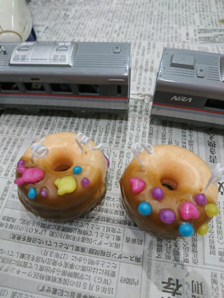 ドーナツキャンドル