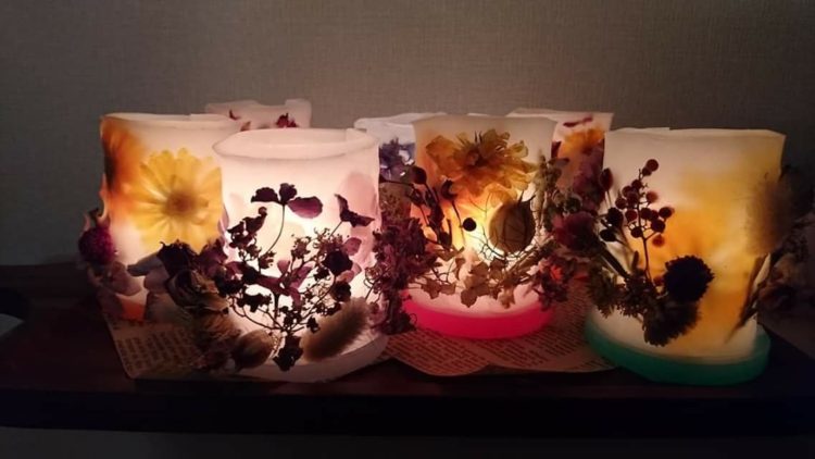 ボタニカルキャンドル