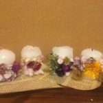 ドライフラワーキャンドル