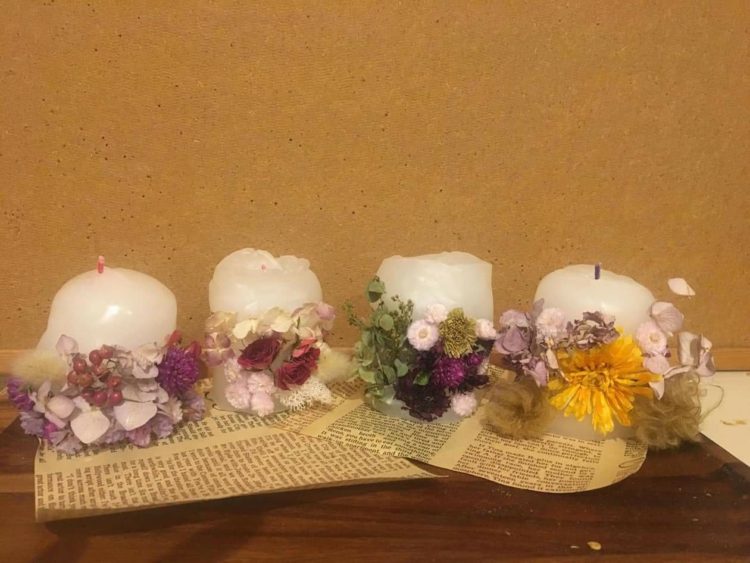 ボタニカルキャンドル