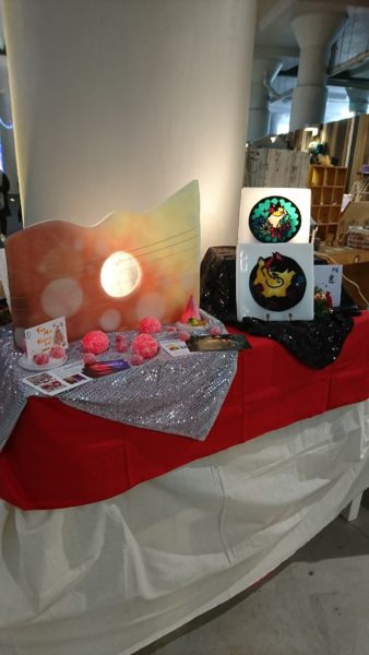 キャンドルのアーティスト出展ブース