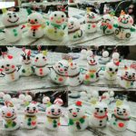 雪だるまキャンドル