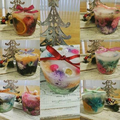 プラザウエストにてキャンドルアート講座