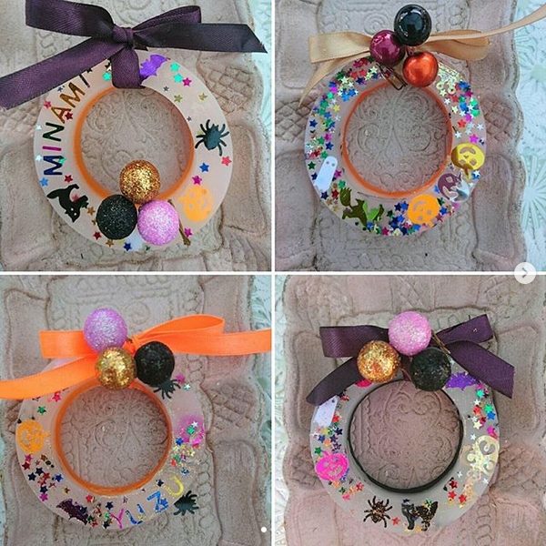 ウニクス川越にぎわいマルシェ作品リースキャンドル