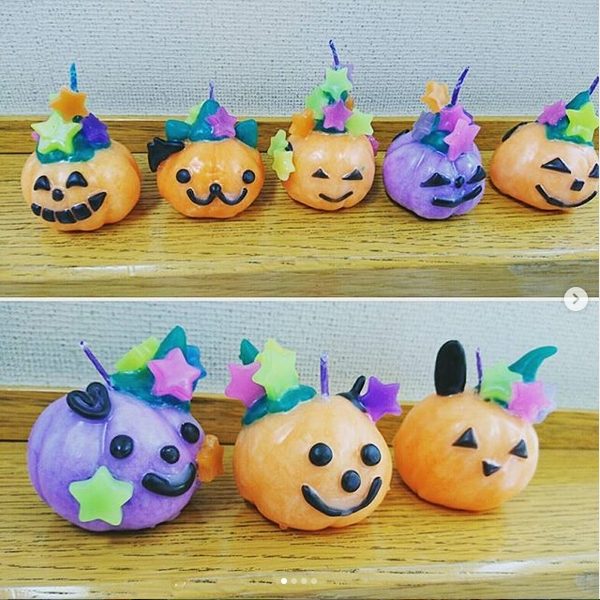 ハロウィンキャンドルワークショップ