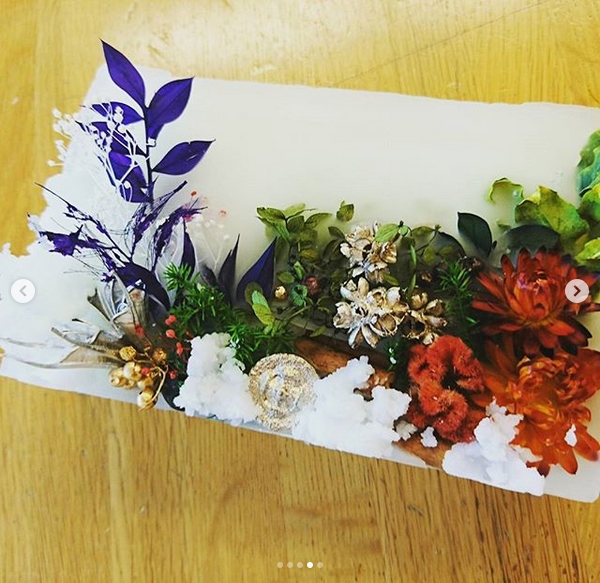 プラザウエストにてキャンドルアート講座