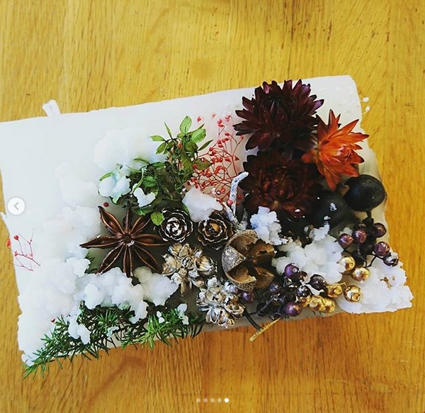 プラザウエストにてキャンドルアート講座