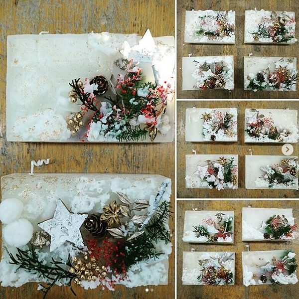 川越市社会福祉センターオアシス　キャンドル講座最終回作品