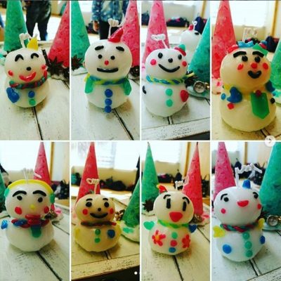 新所沢まちづくりセンター子育てサロンでキャンドルアート講座