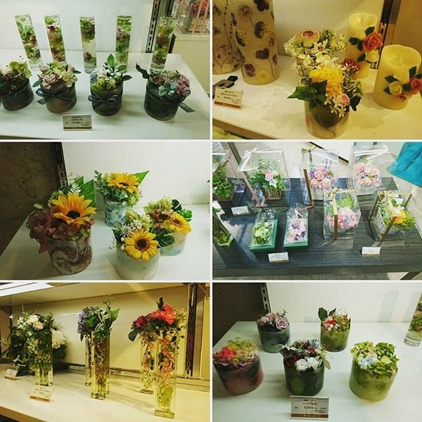 花灯ーやさしい灯で楽しむフラワーアレンジ