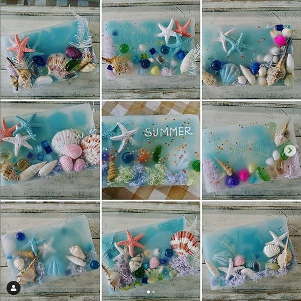 三澤屋建設様主催サマープレートキャンドル講座