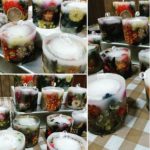 三澤屋建設様主催ボタニカルキャンドル講座作品