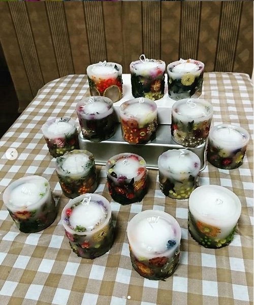 三澤屋建設様主催キャンドル講座作品