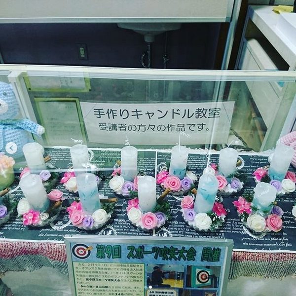 川越市社会福祉センターオアシスキャンドル講座第3回目作品