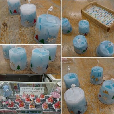 川越市社会福祉センターオアシスキャンドル講座最終回作品