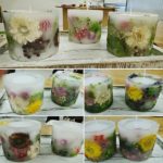 プラザウエストでキャンドルアート講座作品