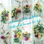 保険会社様イベント　アロマワックスサシェワークショップ作品