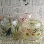 透明感のあるジェルキャンドル