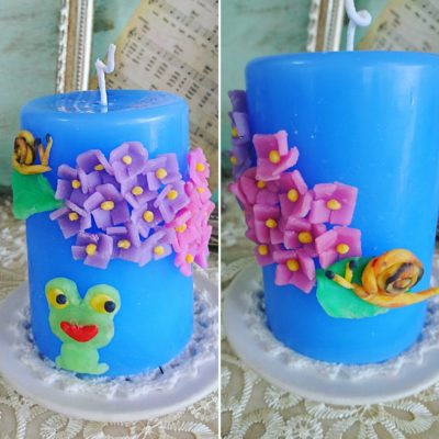 紫陽花　キャンドル